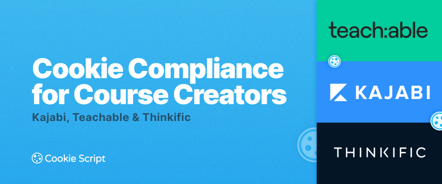 cookiescript's tweet photo. Do Kajabi, Teachable, and Thinkific use cookies? 
Read key requirements for cookie compliance on these course creators.
https://t.co/00sWTJzBIW https://t.co/XpxZxzXkvV