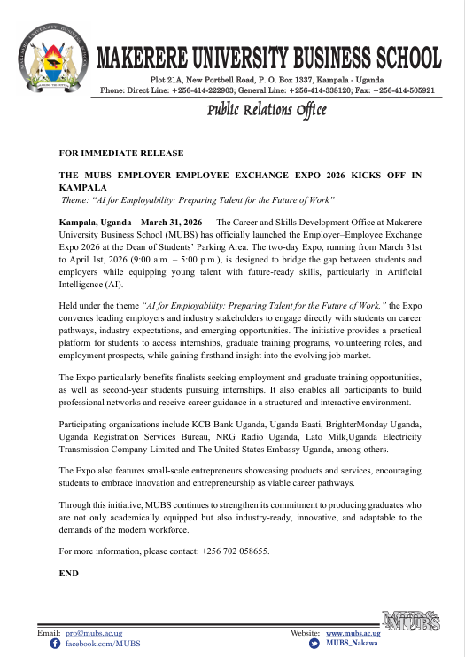 MUBS Public Relations Office tweet media