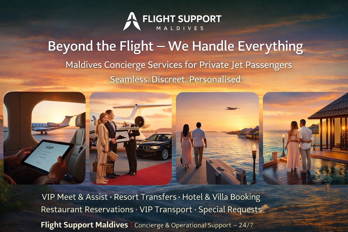 Flight Support Maldives tweet media
