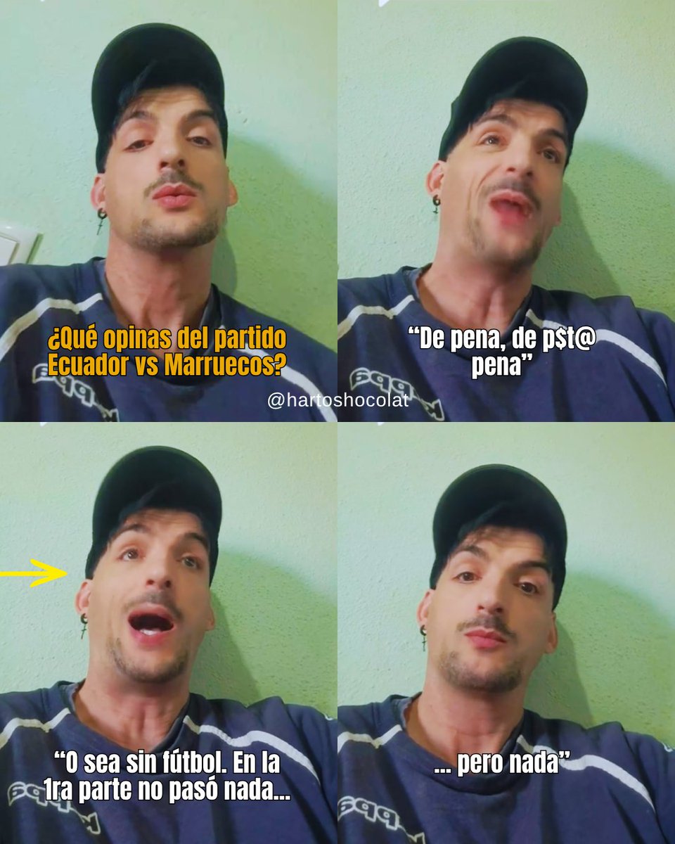 "¡DE PENA!" ESTO OPINÓ UN ESPAÑOL SOBRE EL PARTIDO DE ECUADOR VS MARRUECOS! ¿Están de acuerdo?  🇪🇨🇪🇸
