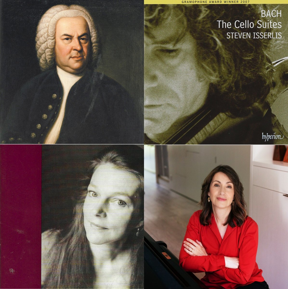 Celebrating the birth of life-enhancing composer J. S. Bach (1685-1750). There is mathematical precision in his music, yet – even more – emotional depth and joy. It captures the scope of human existence. I return often to his music by these three. <a href="/StevenIsserlis/">Steven Isserlis</a> <a href="/EleonorBindman/">Eleonor Bindman</a>