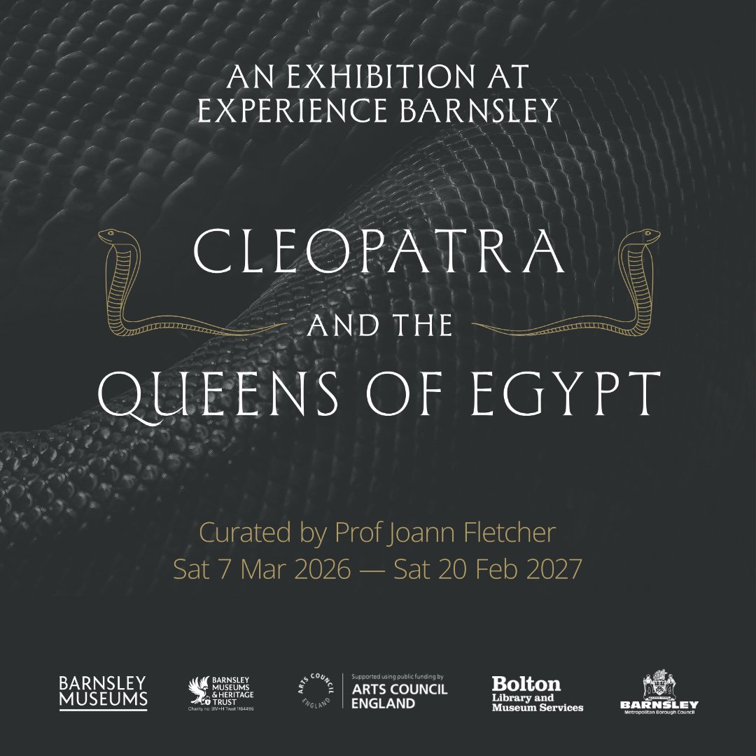 TheEES's tweet photo. #Ad Cleopatra and the Queens of Egypt

Discover Cleopatra and other influential queens of ancient Egypt in this exhibition curated by @ImmortalEgypt. Visit to see a unique assemblage of objects, including items from @TheEES collections!

Plan your visit: https://t.co/Qdxzy1rzTa https://t.co/LWLwsP3bS4