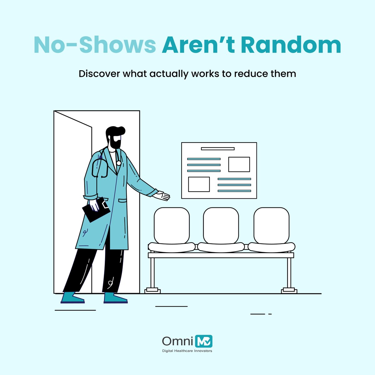 omnimd's tweet image. No-shows start before the appointment, gaps in reminders, timing &amp;amp; follow-ups lead to empty slots. 
High-performing clinics guide patients every step with smarter scheduling &amp;amp; timely alerts.

Read what works → omnimd.com/blog/how-to-re…

#PatientExperience #PracticeManagement #EHR