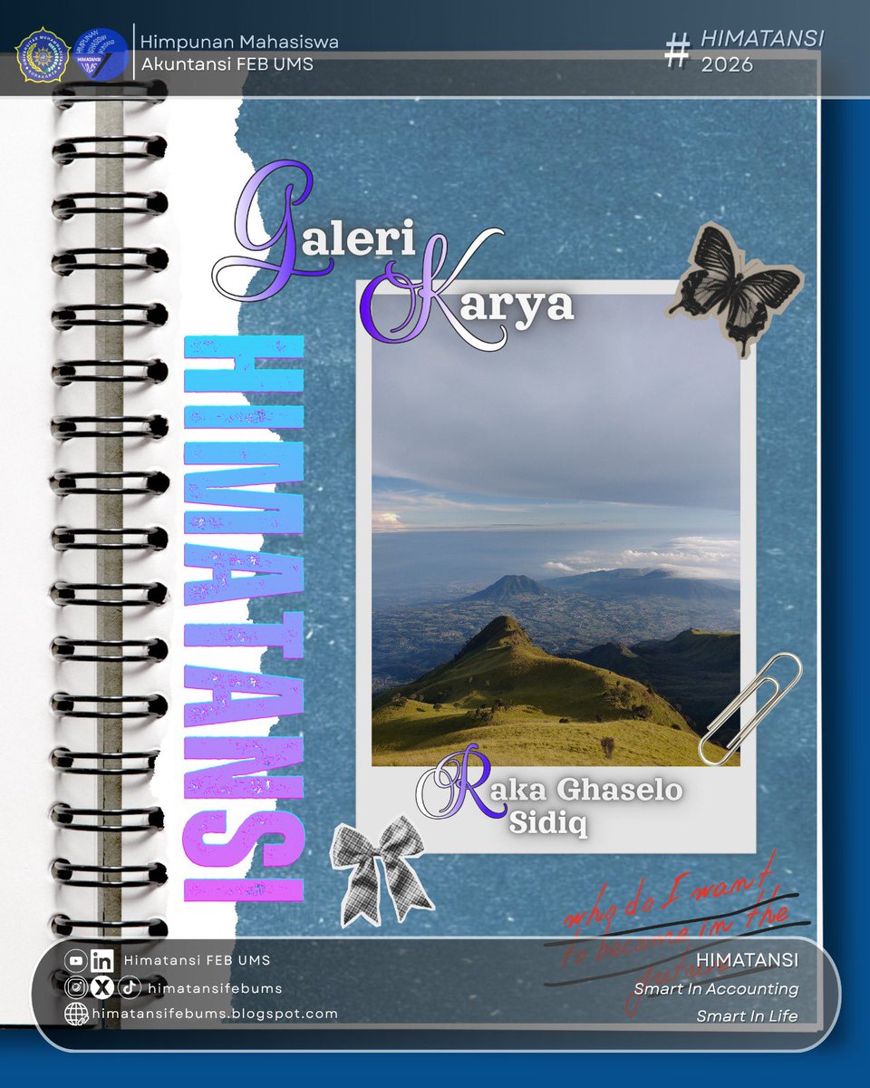 himatansiFEBUMS's tweet image. Yuk, baca selengkapnya dan perluas wawasanmu untuk menjadi akuntan yang lebih cerdas dan berwawasan luas! 🚀

#HIMATANSI2026
#SmartInAccounting
#SmartInLife
#MadingDaring