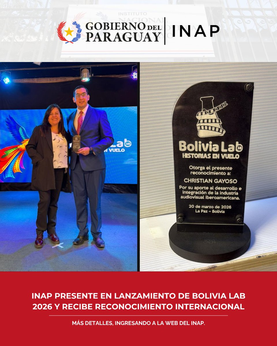 Instituto Nacional del Audiovisual Paraguayo tweet media