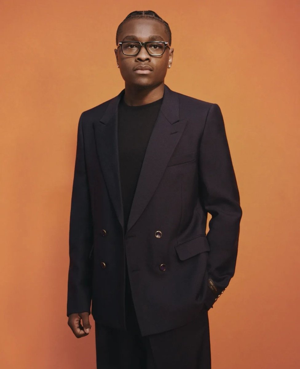 blackishpress's tweet image. Well dressed! Miles Caton poses for Vogue magazine 📸