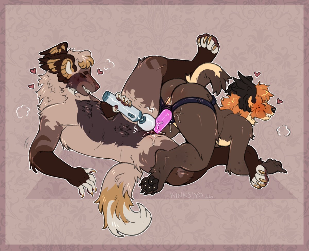 kinksiyo's tweet photo. enjoying their toy time 💝💫 https://t.co/BREZfF36sf