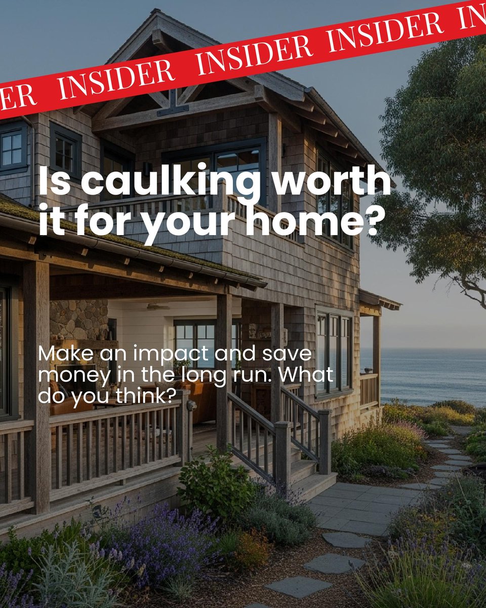Thinking about replacing old caulking? 🚪🌧️

Pros: Saves energy, reduces noise, prevents mold &amp; critters. 
Cons: Upfront costs, professional help needed, ongoing maintenance.

Bottom line: It pays off in energy savings and damage prevention. #HomeImprovement