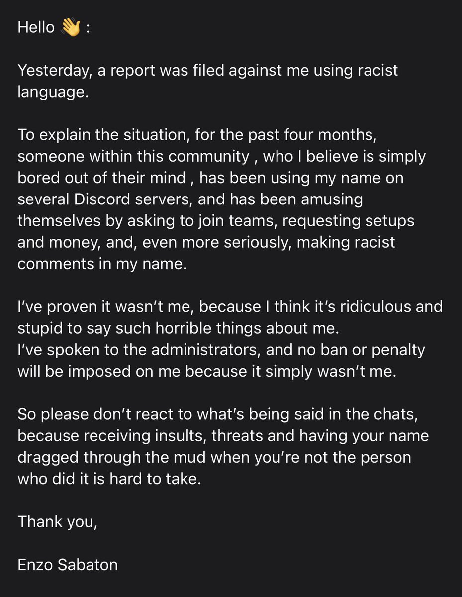 Enzo Sabaton tweet media