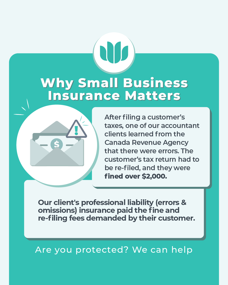 zensurance's tweet image. Mistakes can cut into any business owner's finances 😬

Professional liability insurance covers mistakes that cause financial losses to customers. 

Here’s a claim we resolved for a client. Get a free quote!

👉 ow.ly/jK2I50YBa0y 🛡️

#SmallBusinessCanada #BusinessInsurance
