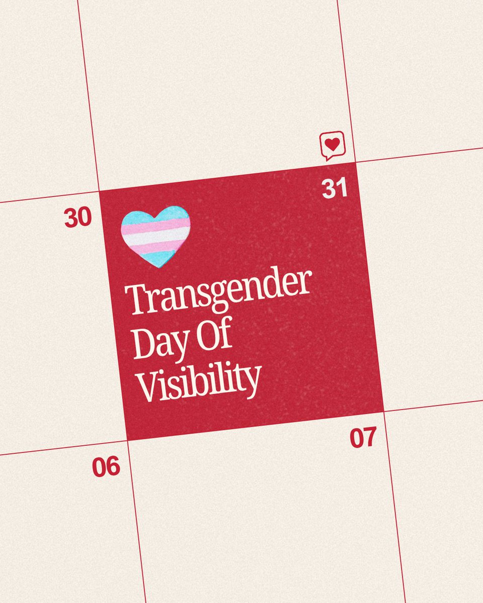 responsecrisis's tweet photo. Happy Transgender Day of Visibility! Today and every day, we see you and we support you. 🏳️‍⚧️🤍 

📞 Call or text 988 to connect with a crisis counselor for support, available 24/7. https://t.co/rNA6qXLBHl