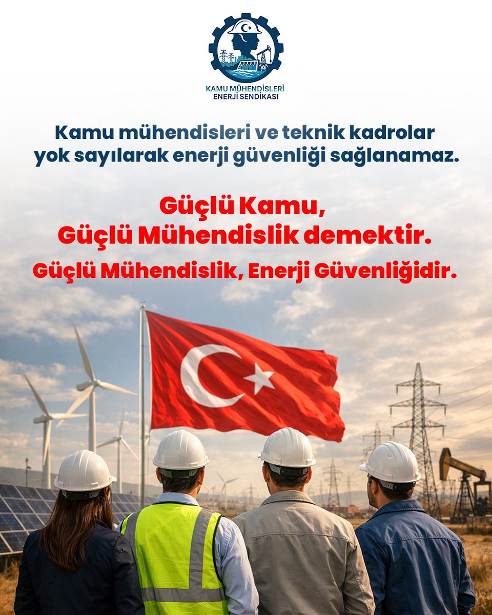 Kamu Mühendisleri ENERJİ Sendikası tweet media