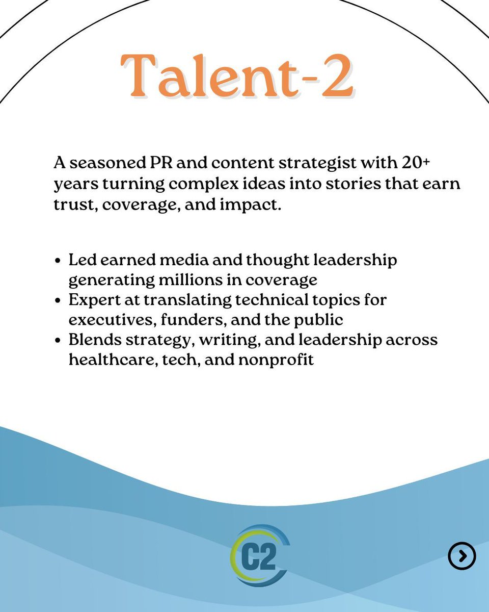 C2MKE's tweet photo. 🔥 Hot Talent Tuesday 🔥

Great copy doesn’t just fill space. It guides thinking, shapes perception, and moves people to act. When the message is clear and the tone is right, results follow.

Strong writing turns ideas into influence. https://t.co/kJ3A52csS5