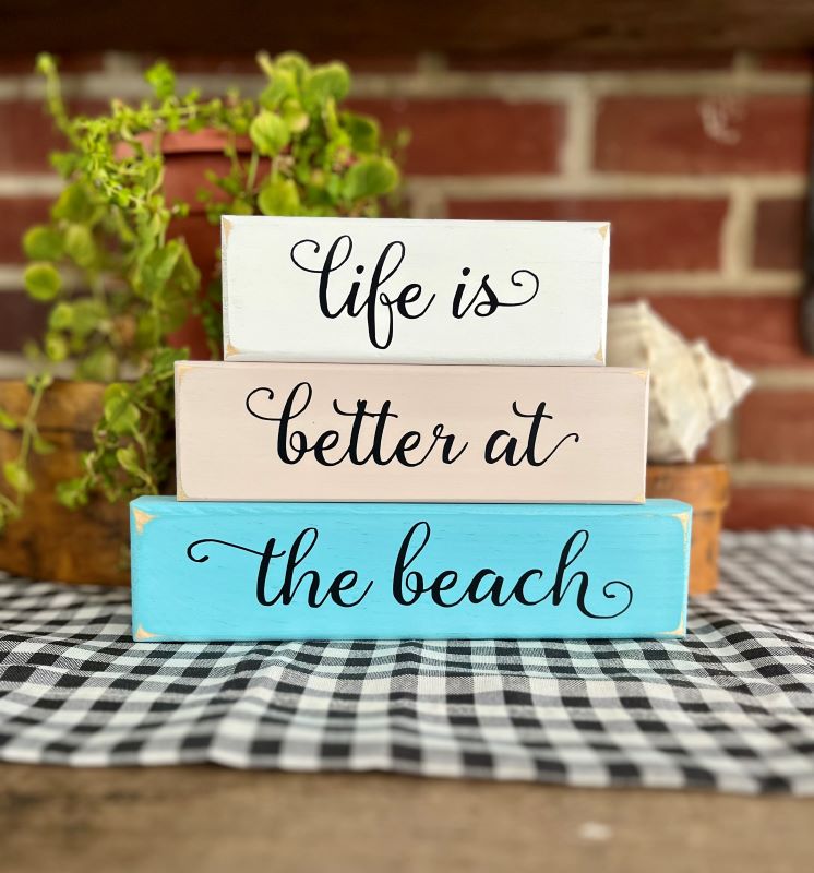 CountryWorkshp's tweet image. #BeachLife Life is Better at the Beach Shelf Sitter Blocks, #SummerDecor #StackingBlocks, Beach House #smilett23  etsy.me/4sK8ixi via @Etsy