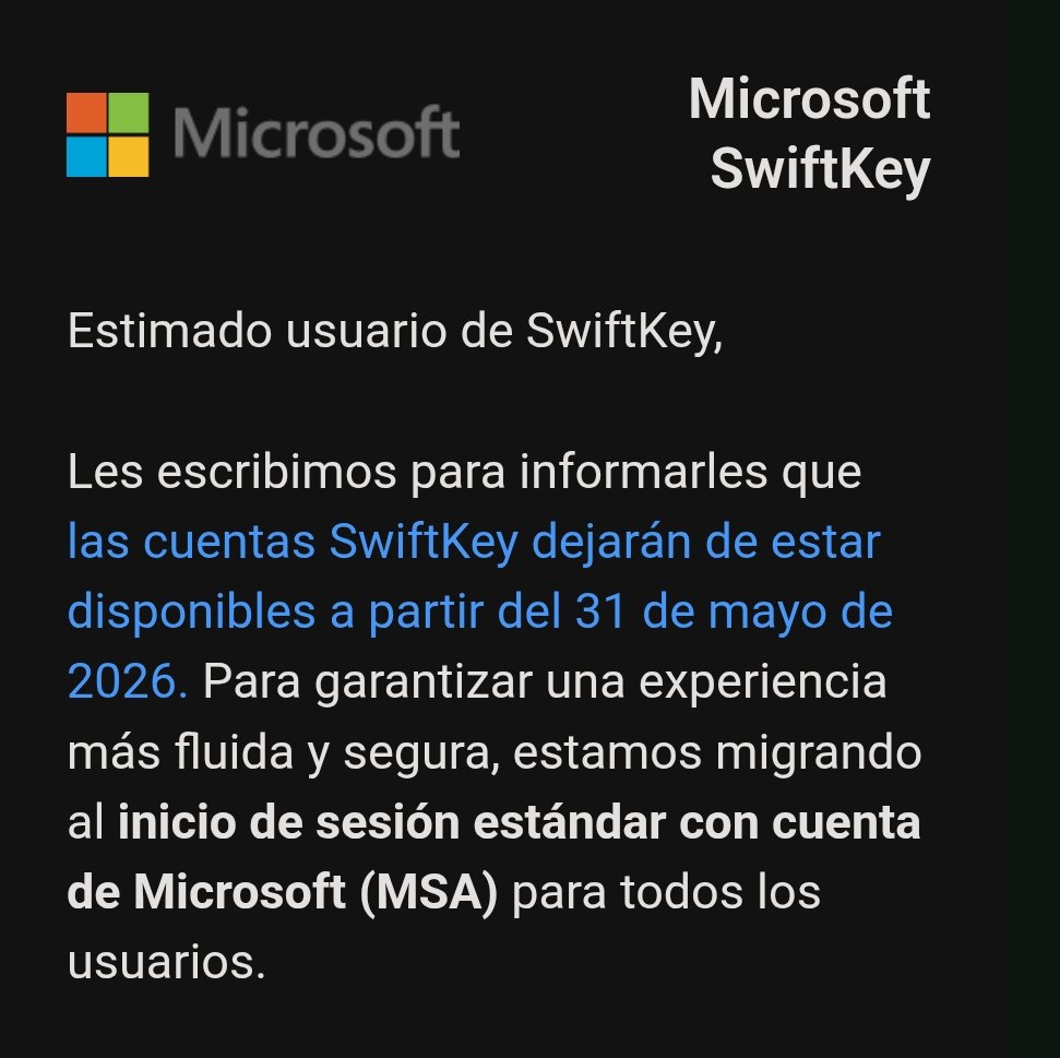 FocusGonzalez's tweet photo. @SwiftKey
Buenos días saludos he recibido este correo por Gmail,de ustedes. De este correo: notifications@email.bing.com
Pregunto esta información es de ustedes? https://t.co/bZS4Wj8Hek