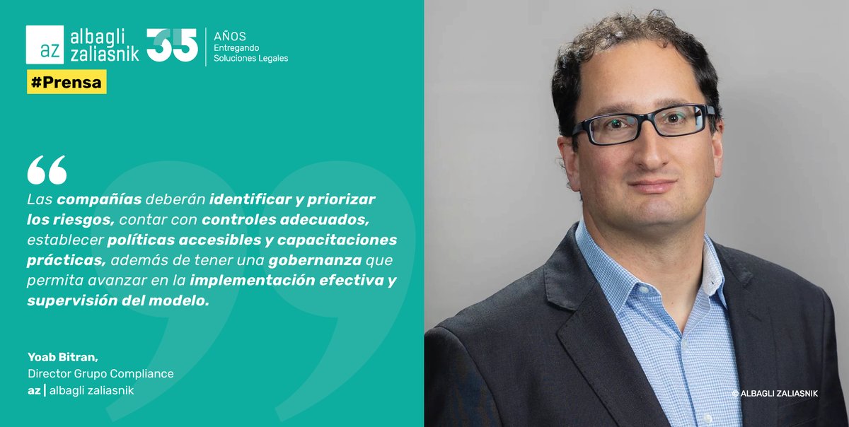 Nuestro director del Grupo Compliance, Yoab Bitran, conversó con <a href="/LexLatin/">LexLatin</a>  sobre la reforma del Ministerio Público en Chile y las implicancias en cómo las empresas diseñan y gestionan sus programas de compliance.

Revisa la publicación completa aquí lnkd.in/dm6E7qKn.