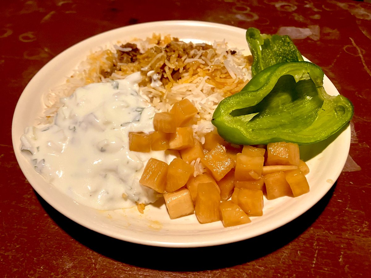 ぉスギ【木曜】ビリヤニ酒場 tweet media