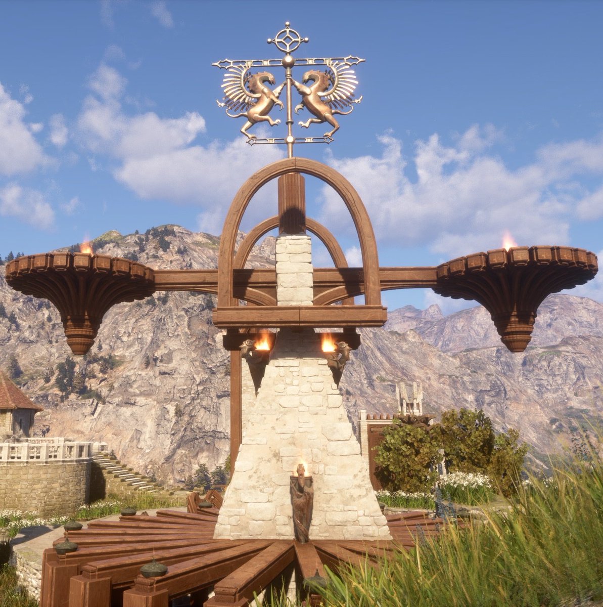 PlayPaxDei's tweet image. When creativity meets the builders of Pax Dei, the results never disappoint. 🏡
Share your creations in the comments, we’d love to see what you’ve built!
#PaxDei #PlayerBuilds #SandboxMMO #CreativeBuilders #BaseBuilding