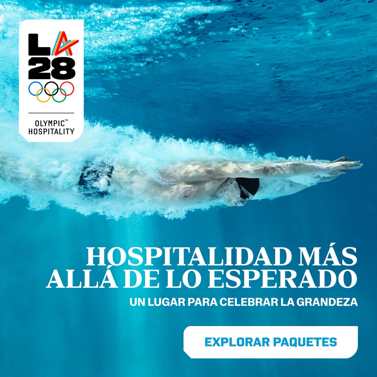 OlympicsHosp's tweet photo. Tu oportunidad de acceder a la Hospitalidad Olímpica LA28 comienza aquí. Descubre paquetes de hospitalidad con boleto incluido que te ubican en el corazón de la acción.