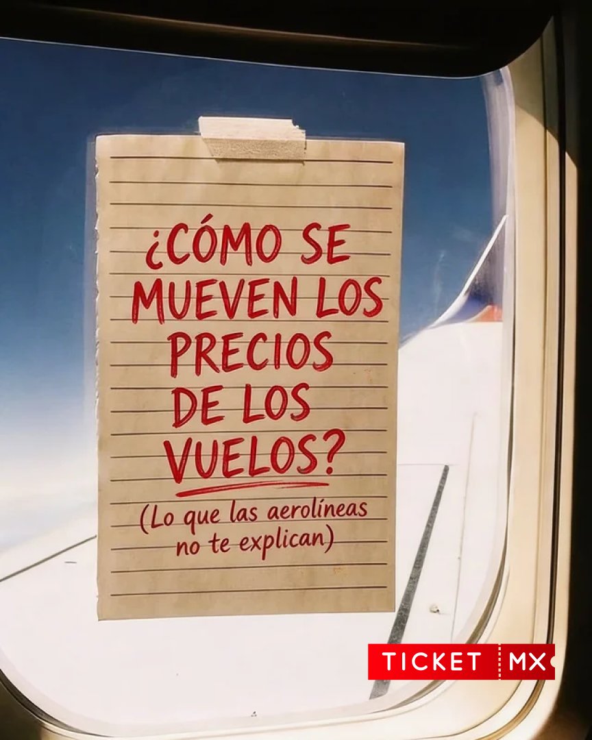 ticket_mx_'s tweet image. Las aerolíneas no ponen precios al azar. Hay un sistema detrás. 
Y cuando lo entiendes, dejas de pagar de más✈️
Tickets te muestra el historial y te dice cuándo comprar. 
Link en bio.
#Tickets #PreciosDeVuelos #VuelosBaratos #TipsViajeros #ViajarInteligente #HackViajero