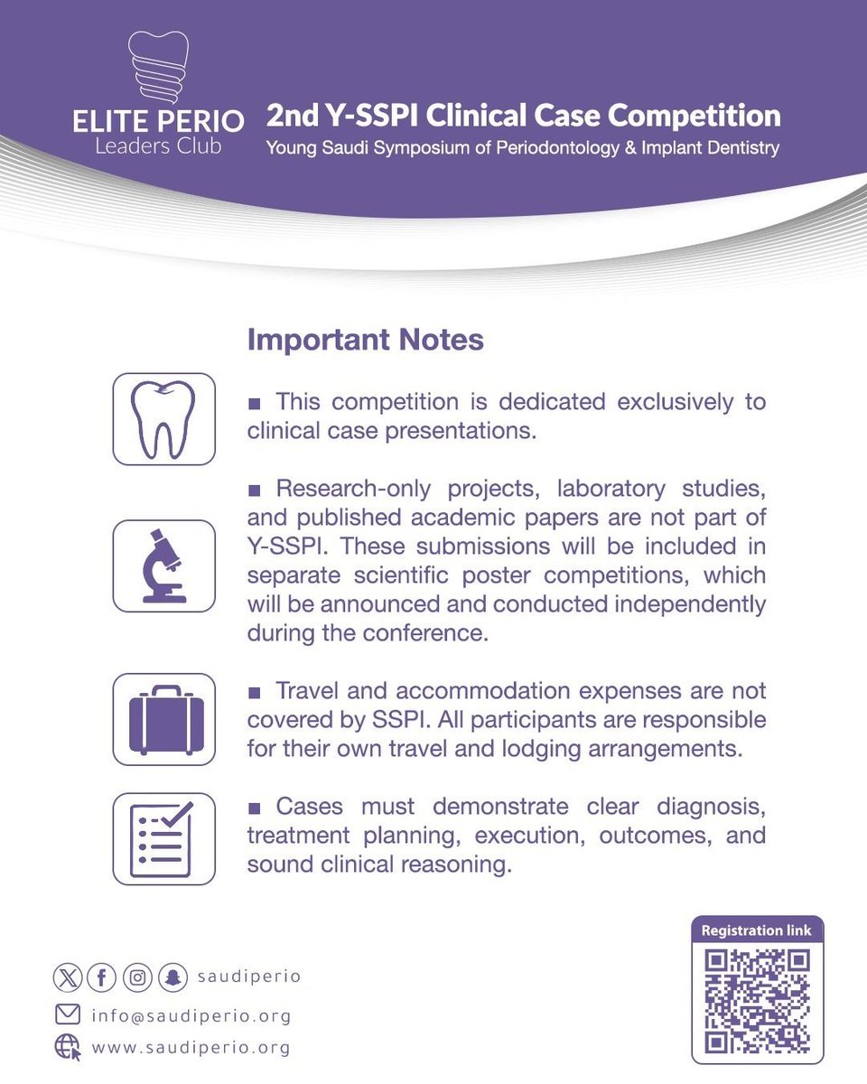 Saudi Society of Periodontology &Implant Dentistry tweet media