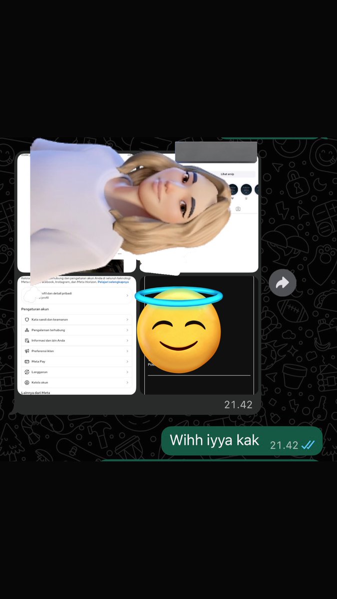 shasashiny's tweet photo. @bibluyubi #testimonibiru: unlock/balikin akun instagram (ig) lama yang kena lock atau terkunci verif data https://t.co/BoxTgV9FEt