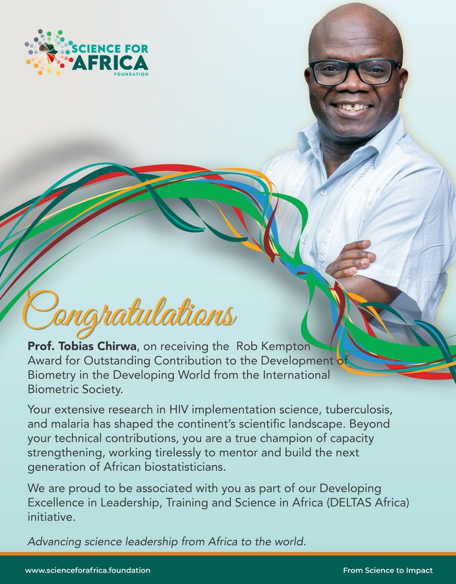 Science for Africa Foundation tweet media