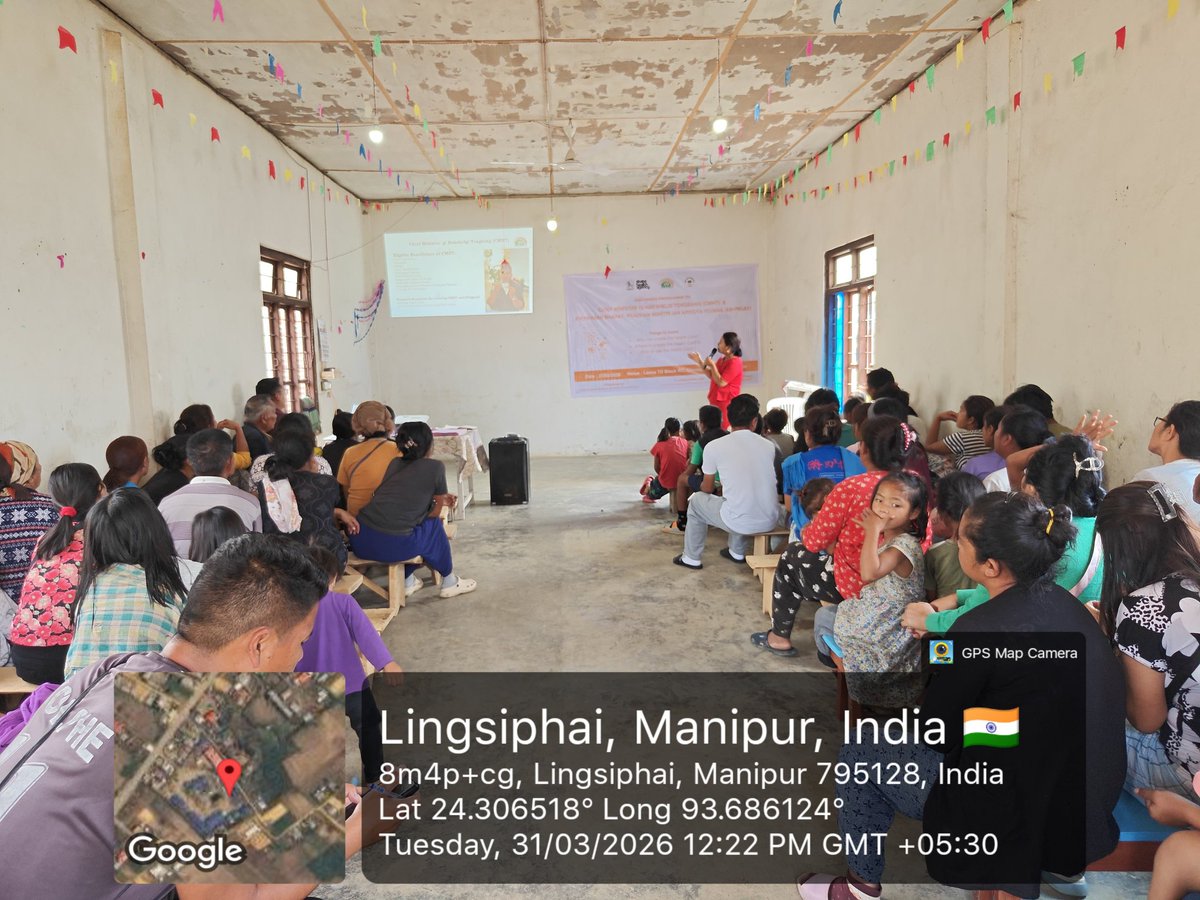 Mancmhtpmjay's tweet photo. District Implementation Unit (DIU), Churachandpur has also launched its CMHT/PMJAY Awareness Program for IDPs of the District from today at Mata IFCD &amp; Lanva TD Block relief camps. The initiative will be extended to relief camps across the district. https://t.co/jWF9k3JUaY