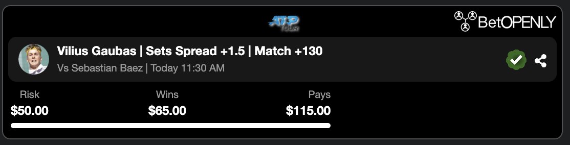 Bets on BetOpenly.com tweet media