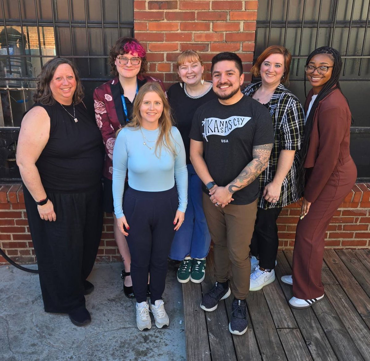 HESA_UMKC's tweet photo. We hope you enjoyed Spring Break! It's been a couple weeks, but we're all still reeling from our time at @NASPAtweets! #HigherEducation #Naspa2026 #KansasCity #ProfessionalDevelopment #RooPride https://t.co/oQp1QFO5iy