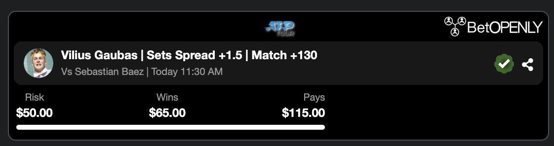 Bets on BetOpenly.com tweet media