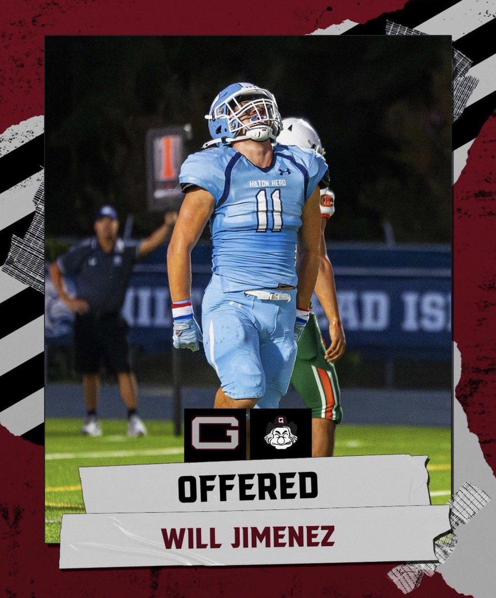 After a GREAT conversation with <a href="/CoachJ_Warren/">Jamel Warren</a>, I’m blessed to receive my 4th Offer from <a href="/GuilfordFB/">Guilford College Football</a> !!