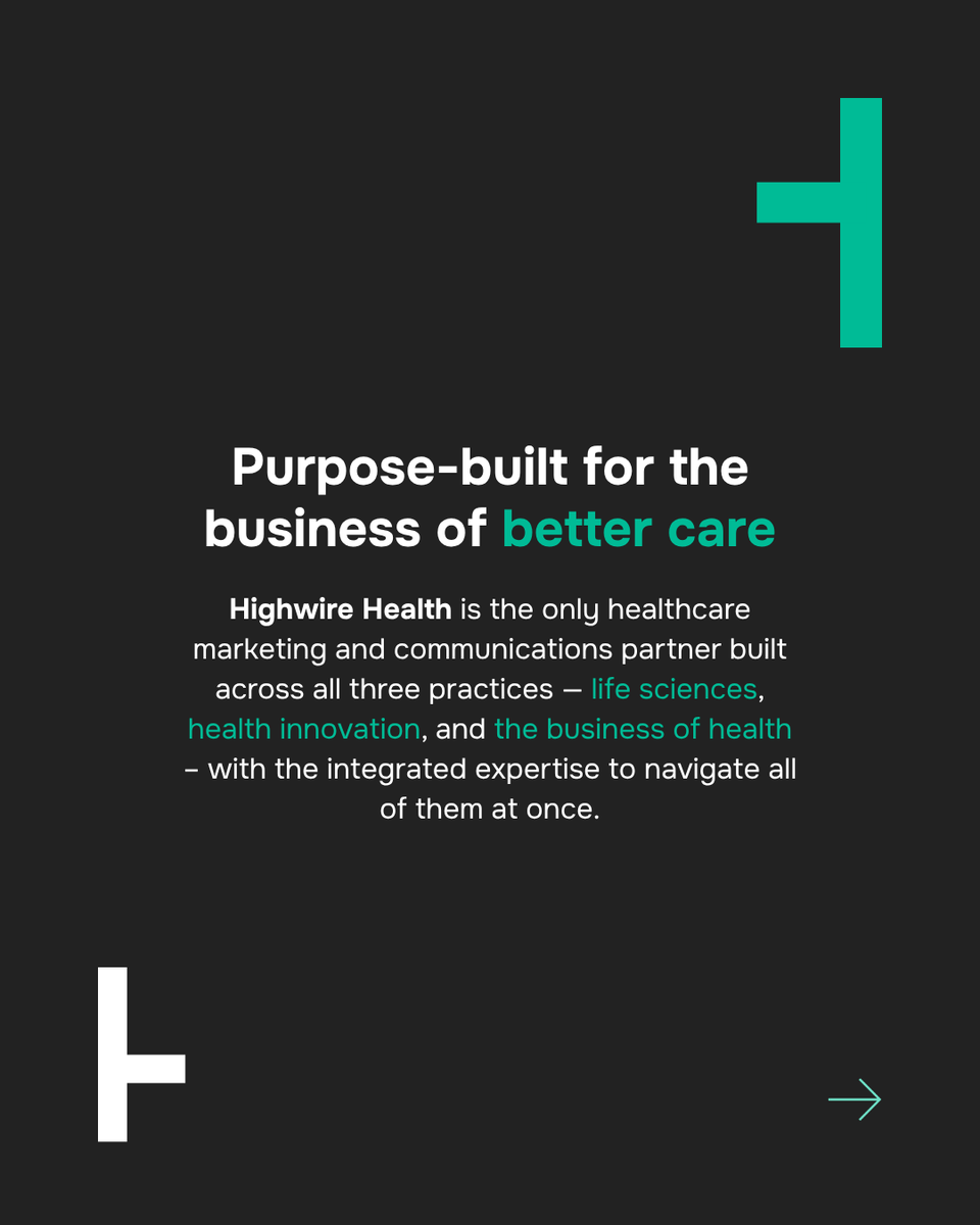 HighwireHealth's tweet photo. Highwire Health is here. Our dedicated healthcare marketing + communications practice brings together 100+ experts purpose-built for the business of better care, where credibility, speed, and measurable outcomes are the standard. Read the announcement: https://t.co/Grjv1lMLMo https://t.co/erlk6Gc7ik