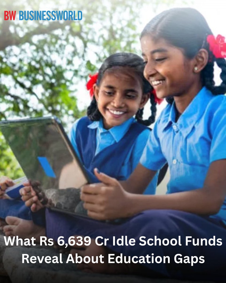 BWBusinessworld's tweet image. #BWOriginals: What Rs 6,639 Cr Idle School Funds Reveal About Education Gaps

Read more: businessworld.in/article/what-r…

@anuragbatrayo |  @NFWarsia | Tanvie Ahuja

#Governmentschools #Funds #Gaps #Students