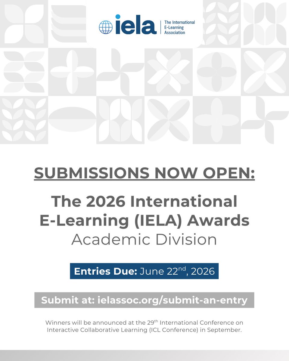 International E-Learning Association (IELA) tweet media