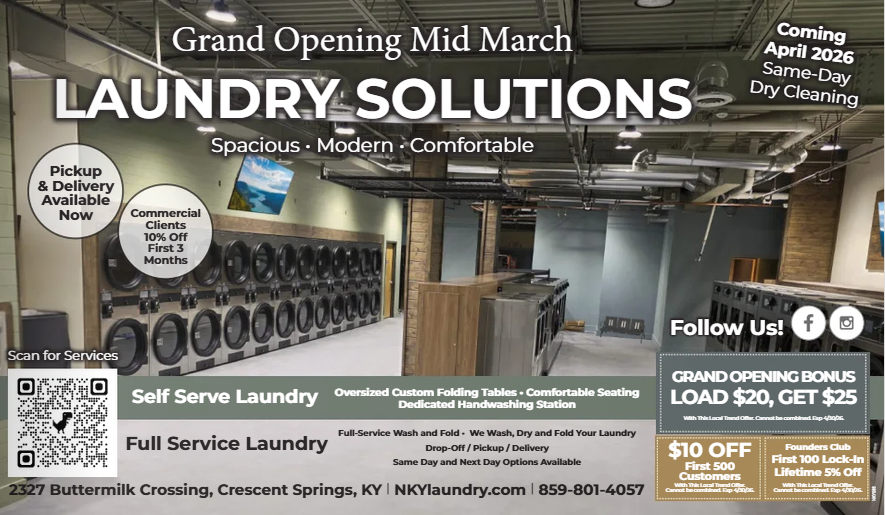 Laundry Solutions offers Full Service &amp; Self Service laundry services, perfect for this busy time of year! 💙

See all of our deals and offers here- localadvertisingnky.com/offers/