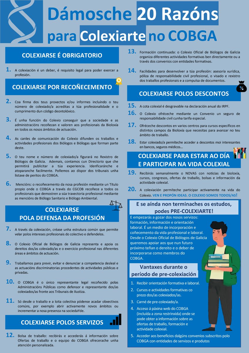 COBGalicia's tweet photo. #colexiacion #colegiacion #biologos #biologas https://t.co/jk56j852yL