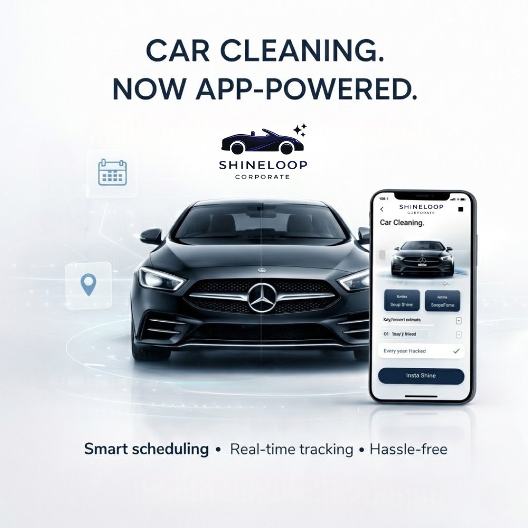 ShineloopI's tweet image. 🚗✨ 𝐂𝐚𝐫 𝐂𝐥𝐞𝐚𝐧𝐢𝐧𝐠. 𝐍𝐨𝐰 𝐀𝐩𝐩-𝐏𝐨𝐰𝐞𝐫𝐞𝐝.

📲 𝐃𝐨𝐰𝐧𝐥𝐨𝐚𝐝 𝐭𝐡𝐞 𝐒𝐡𝐢𝐧𝐞𝐋𝐨𝐨𝐩 𝐚𝐩𝐩 today:
📱𝐢𝐎𝐒: apps.apple.com/in/app/shinelo…
📱 𝐀𝐧𝐝𝐫𝐨𝐢𝐝: play.google.com/store/apps/det…

#ShineLoop #AppPowered #SmartCarCare #CarCleaning #DoorstepService #TechDriven
