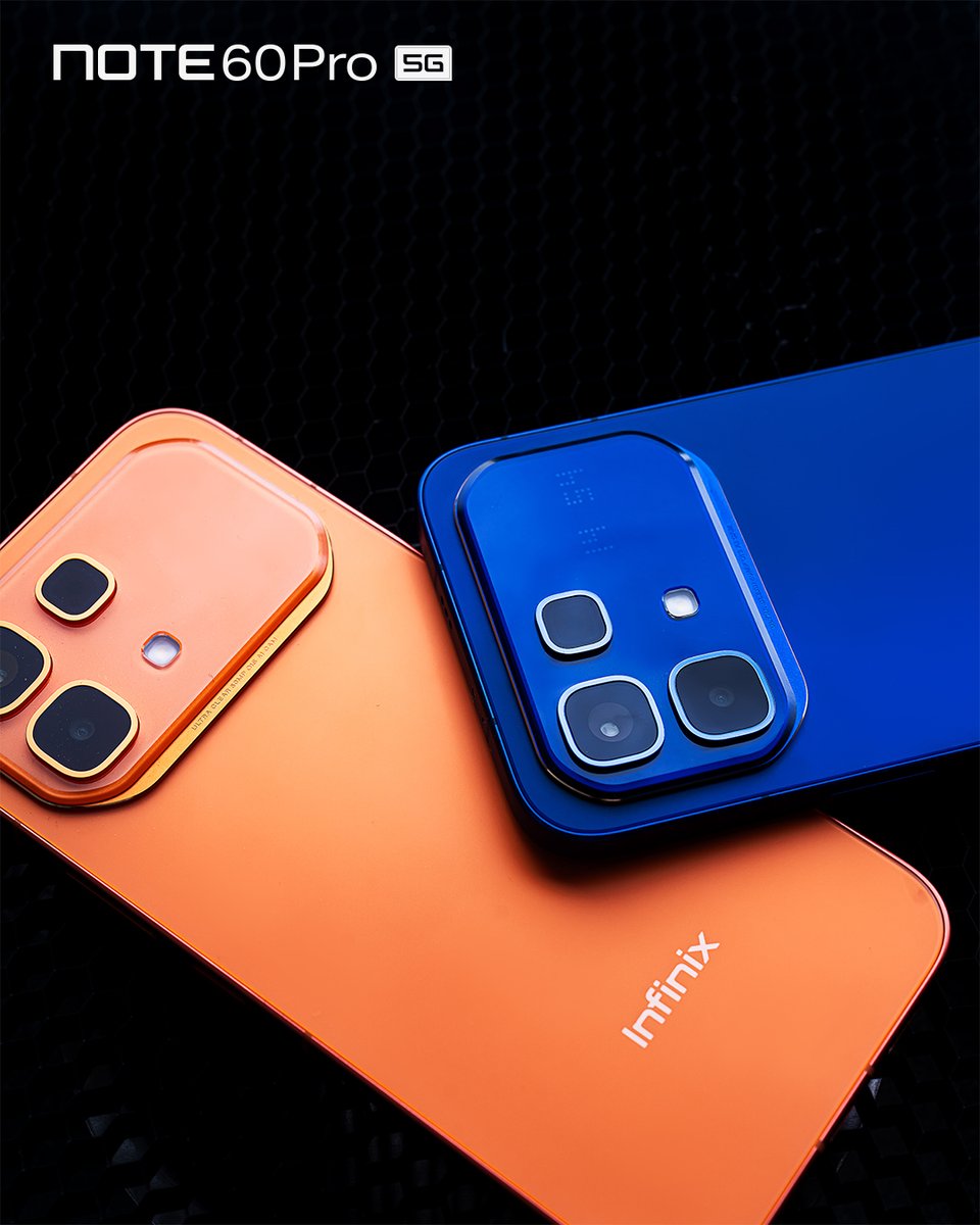 InfinixNigeria's tweet photo. The Infinix Note 60 Pro fits in without having to do too much - keep things in place from work to time out.
Built to do more, built to keep up💫
Which color best fit your style?
#InfinixNote60Pro #InfinixNote60Series #TakeNoteDoMore #ReadySteadyExplore https://t.co/02XL1P6FZu