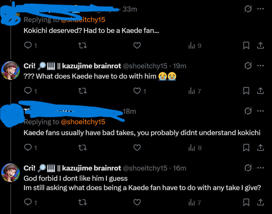 Cri's Rantaro 🔎🎹 || kazujime EXORCISM tweet media