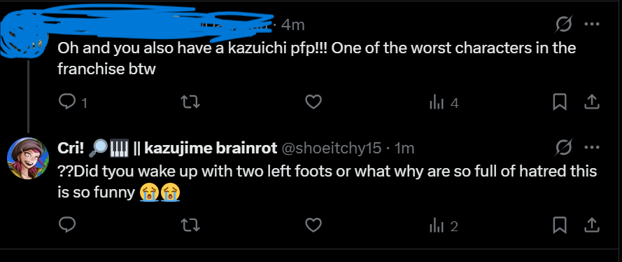 Cri's Rantaro 🔎🎹 || kazujime EXORCISM tweet media