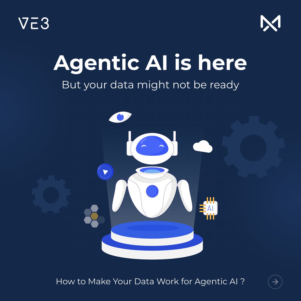MatchX_ve3's tweet photo. Everyone is talking about Agentic AI. But few are asking:
👉 Is your data ready?
AI doesn’t need more data.
It needs better, connected, trusted data.
Read Full Article for More: https://t.co/YDdYiIRk6x
#dataquality #agenticai #ve3 #tech #aiagent #data https://t.co/Oml4d5yPII