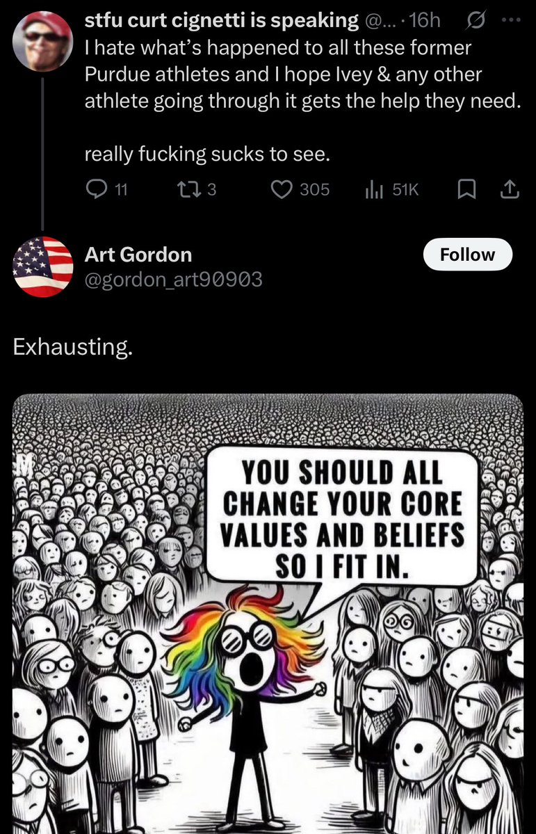 stfu curt cignetti is speaking tweet media