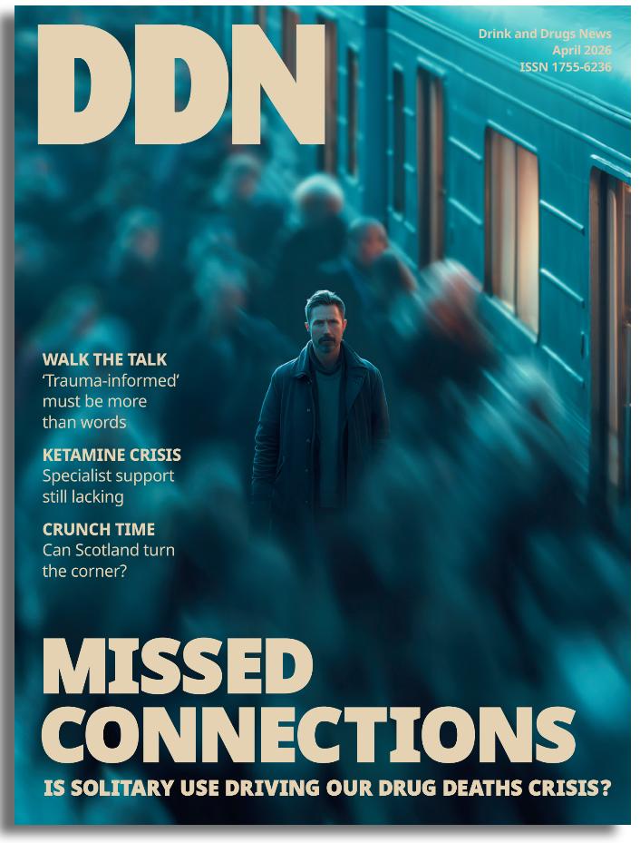 DDNMagazine's tweet image. Our cover story this month challenges a familiar narrative – that knowledge and willpower are enough to keep people alive. They’re not. Too many drug deaths are happening because people are alone.

April 2026 DDN
drinkanddrugsnews.com/ddn-april-2026/

#recovery #harmreduction #drugs #alcohol
