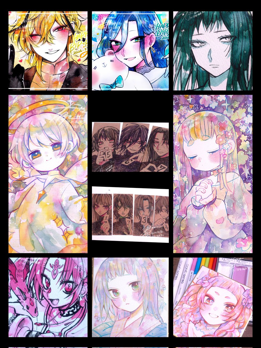 sousa9itumen's tweet photo. #今月描いた絵を晒そう
今月は31枚？と絵墨雪デフォルメと小さき命がそれぞれ29…

今月は…原画ガチャ沢山描けたのは楽しかったけども、全然描けなかったしインク使えなかった悔しい…😢
4月いろいろ始まるからバタバタだろうけど隙間見て沢山描きたいね https://t.co/dxfuoyD2bO