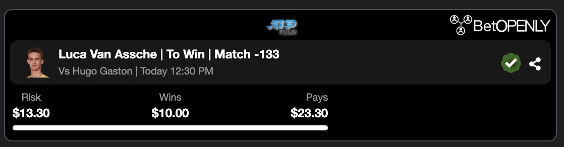 Bets on BetOpenly.com tweet media