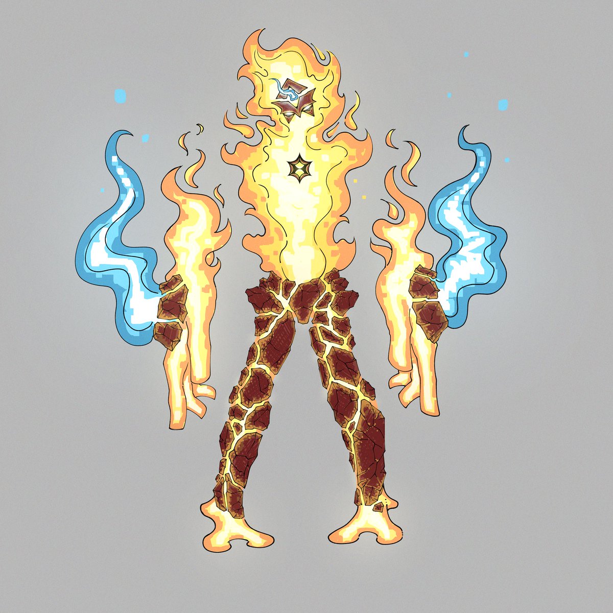 Wiuulzero's tweet photo. Apotheotic Heatblast #ben10 https://t.co/wIuDbxTSR0
