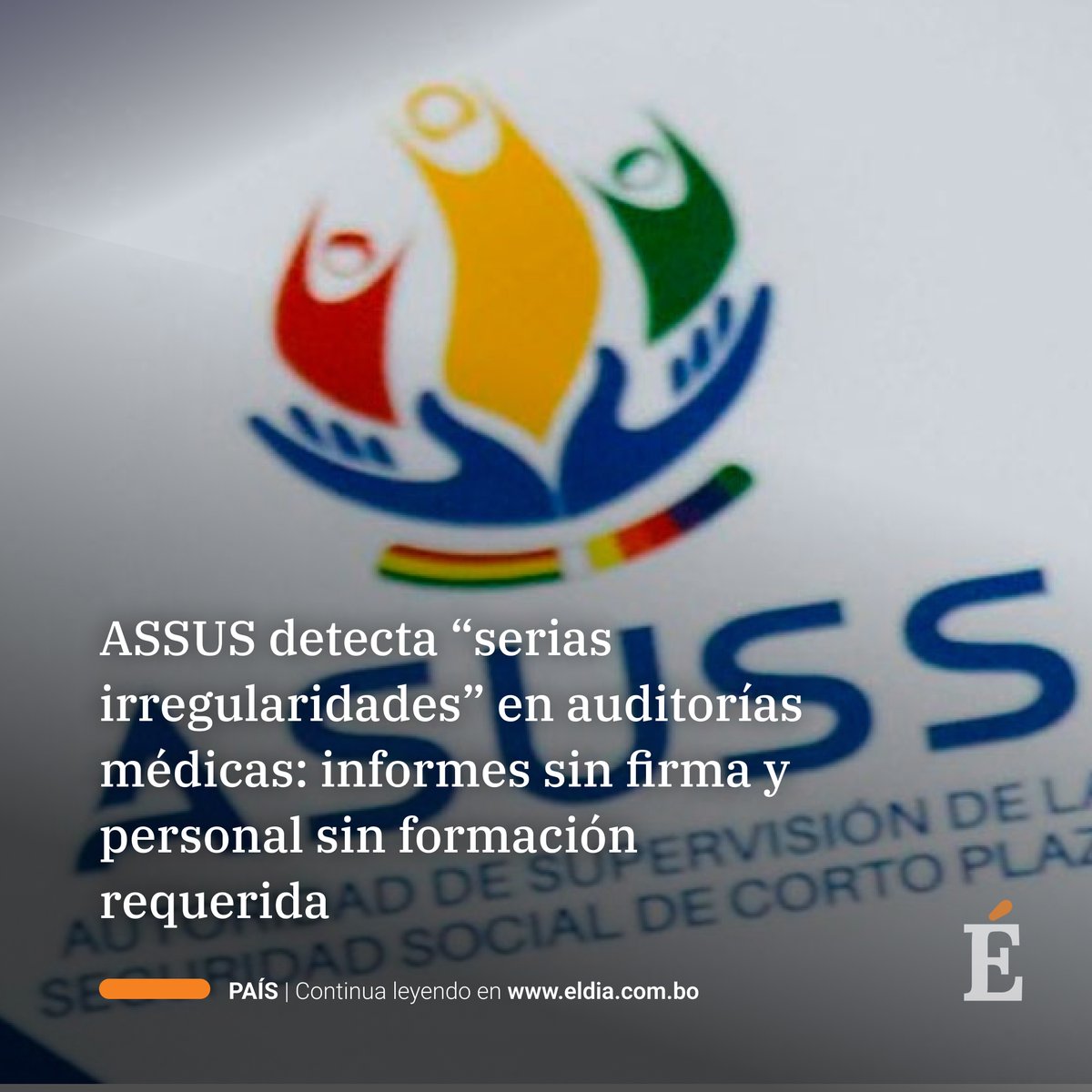 eldiabolivia's tweet photo. Reportan “serias irregularidades” en auditorías médicas externas correspondientes al periodo 2023-2025
https://t.co/QQnOlDsYMa
#Salud #ASSUS #Contratación
#ElDíaBolivia https://t.co/FVFWOgpsc5