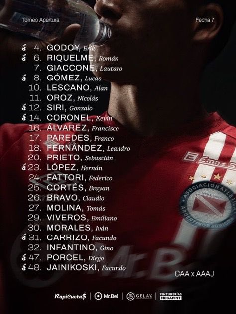 AAAJ_IT's tweet photo. #AAAJStaseraGiocaArgentinos👊👊
Forza Bicho🐞🐞🐞!
Eccoli, questi sono quelli che rappresenteranno i nostri colori 🇦🇹

🏆 Liga Profesional AFA - 7/16
🆚 Aldosivi
🏟️ J M Minella
⏱️ 14:00🇦🇷 / 19:00🇮🇹
⚖️ Nicolás Ramírez
📺 ESPN Premium, Fanatiz

#ForzaBicho
#DeLaPaternalAlMundo https://t.co/ci84e66USJ
