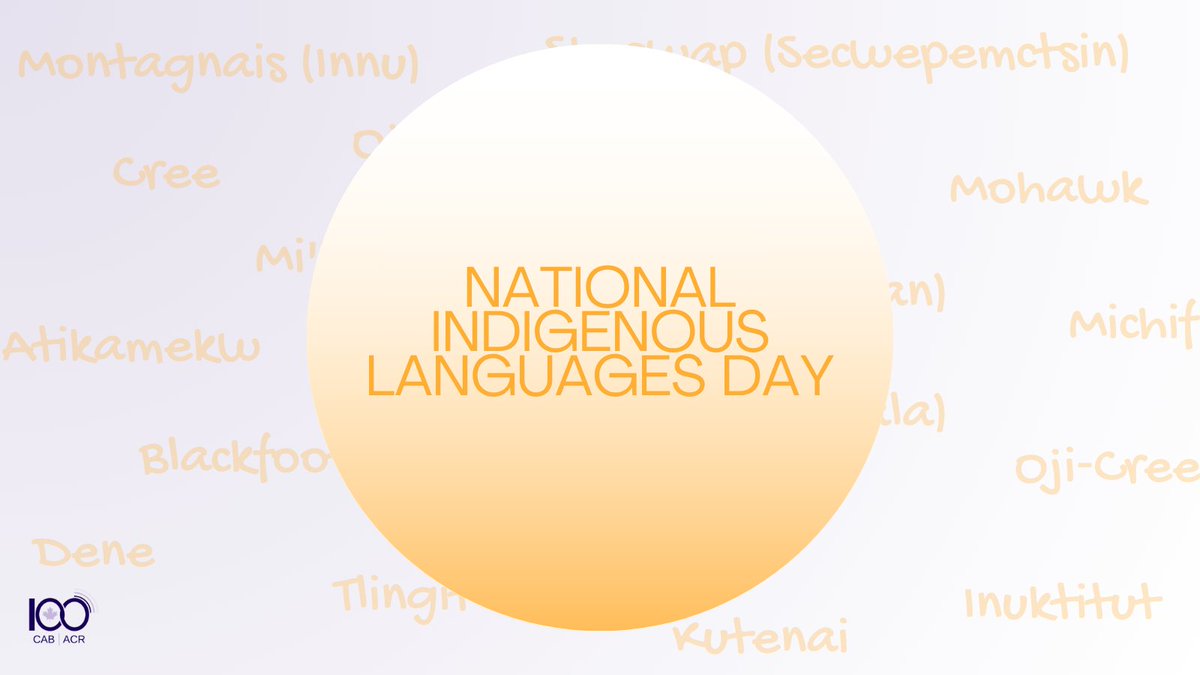 CAB_ACR's tweet photo. Today on #NationalIndigenousLanguagesDay, we honour the voices, stories, and knowledge carried through Indigenous languages. Canada’s broadcasters are proud to help share these languages - supporting local storytellers, newsrooms, and journalists who keep them vibrant. https://t.co/4EwZvmeXpV